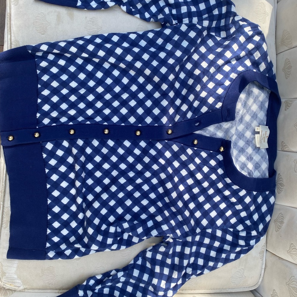 Kate Spade Cardigan gold buttons